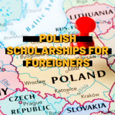 Map of eastern europe. Polish scholarships for foreigners