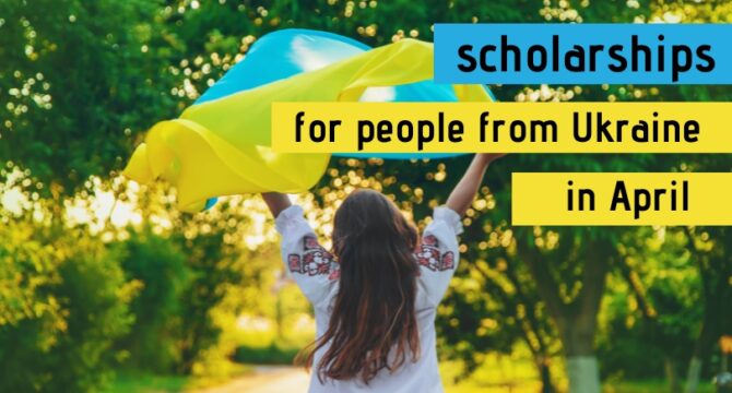 scholarships - support for people from Ukraine