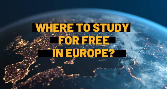 Where to study for free in Europe? Free studies abroad.
