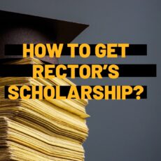 How to get rector's scholarship?