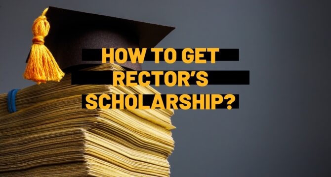 How to get rector's scholarship?