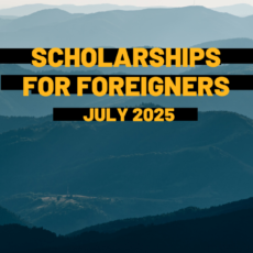 Scholarships for people from Ukraine and other foreign nationals – July 2025